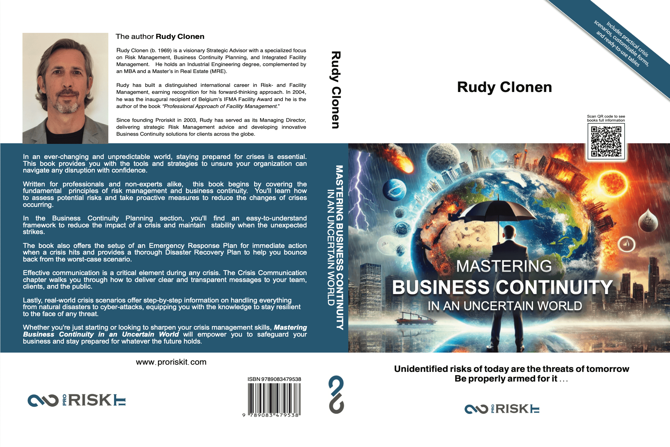 Portada de Mastering Business Continuity in an Uncertain World de Rudy Clonen